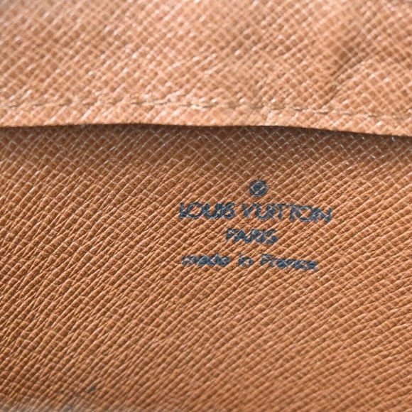 LOUIS VUITTON Orsay Clutch Hand Bag Monogram Leather Brown France - Picture 4 of 15